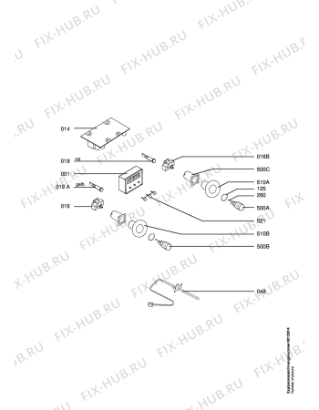 Взрыв-схема плиты (духовки) Aeg CB4140-1-B    SKAND. - Схема узла Functional parts 267